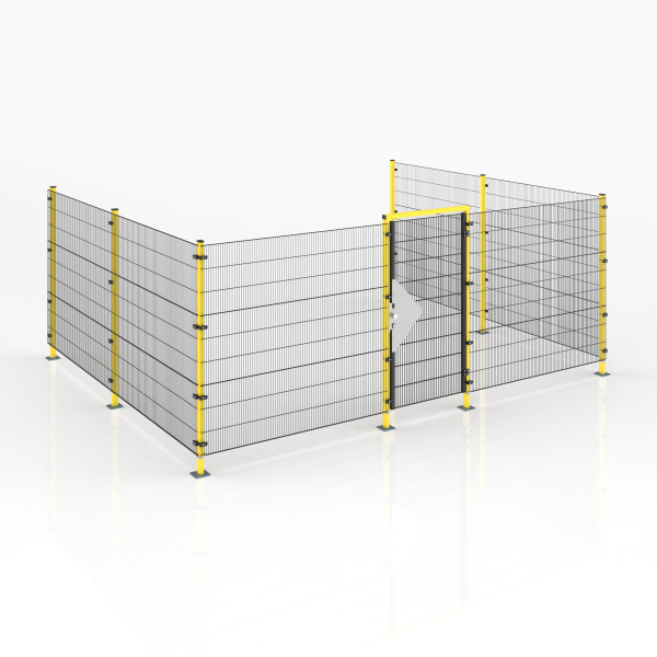 Grille protection des machines, système modulaire ECONFENCE® BASIC LINE 4000x5000