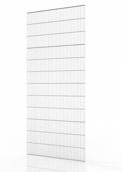 Grille DE PROTECTION de la cloison grillagée pour data center ECONFENCE® BASIC LINE ZINC 1000x2400