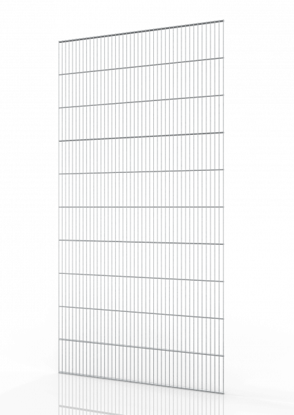 Grille DE PROTECTION de la cloison grillagée pour cave résidentielle ECONFENCE® BASIC LINE ZINC 1000x2000