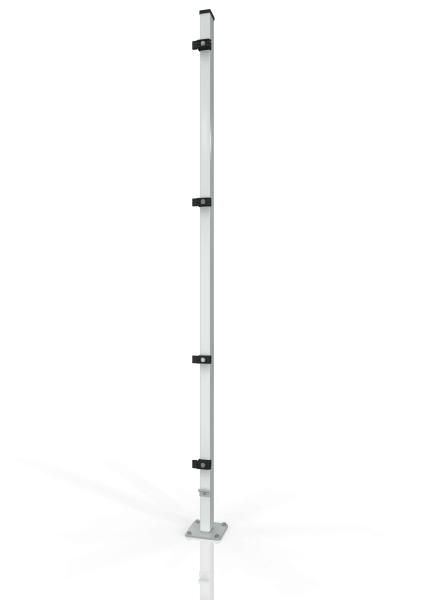 Poteau de ligne ECONFENCE® BASIC LINE 2000mm RAL-7035