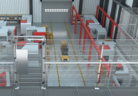 Protection contre les chutes, système modulaires ECONFENCE® BASIC LINE HAUTEUR 2000MM