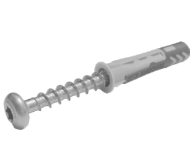 Fischer DuoPower 6x30 avec vis 4,5 x 40 - 50 pièces