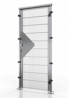 Porte pivotante pour l'intralogistique ECONFENCE® BASIC LINE ZINC TS01 800x2400MM